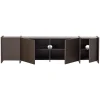 Woood Tv-meubel Brock 200cm Essenfineer Middenbruin