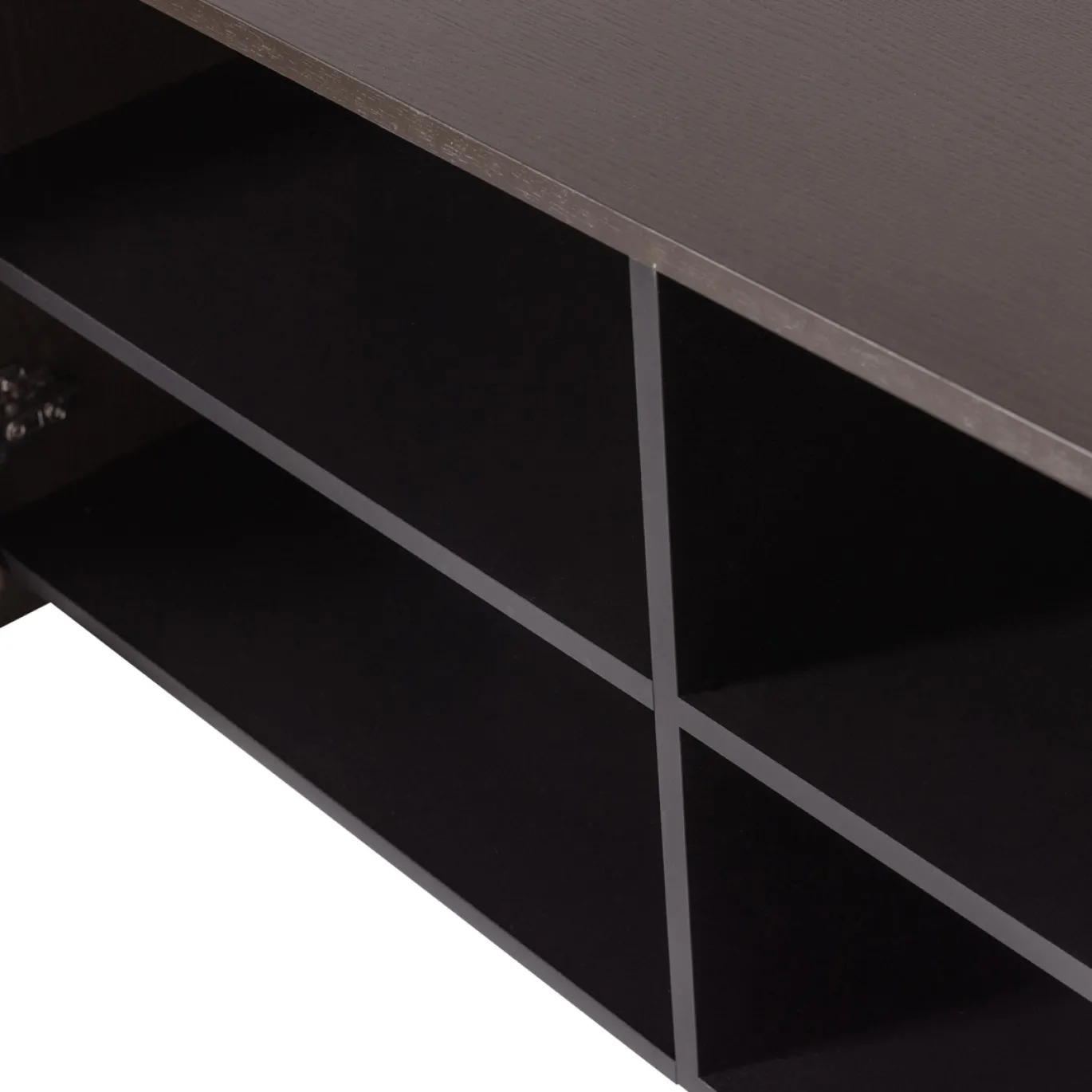 Woood Tv-meubel Brock 200cm Essenfineer Middenbruin
