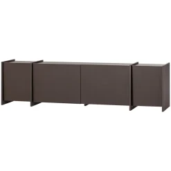 Woood Tv-meubel Brock 200cm Essenfineer Middenbruin