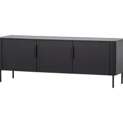 Woood Tv-meubel Gunnar 154cm Grenen Matzwart