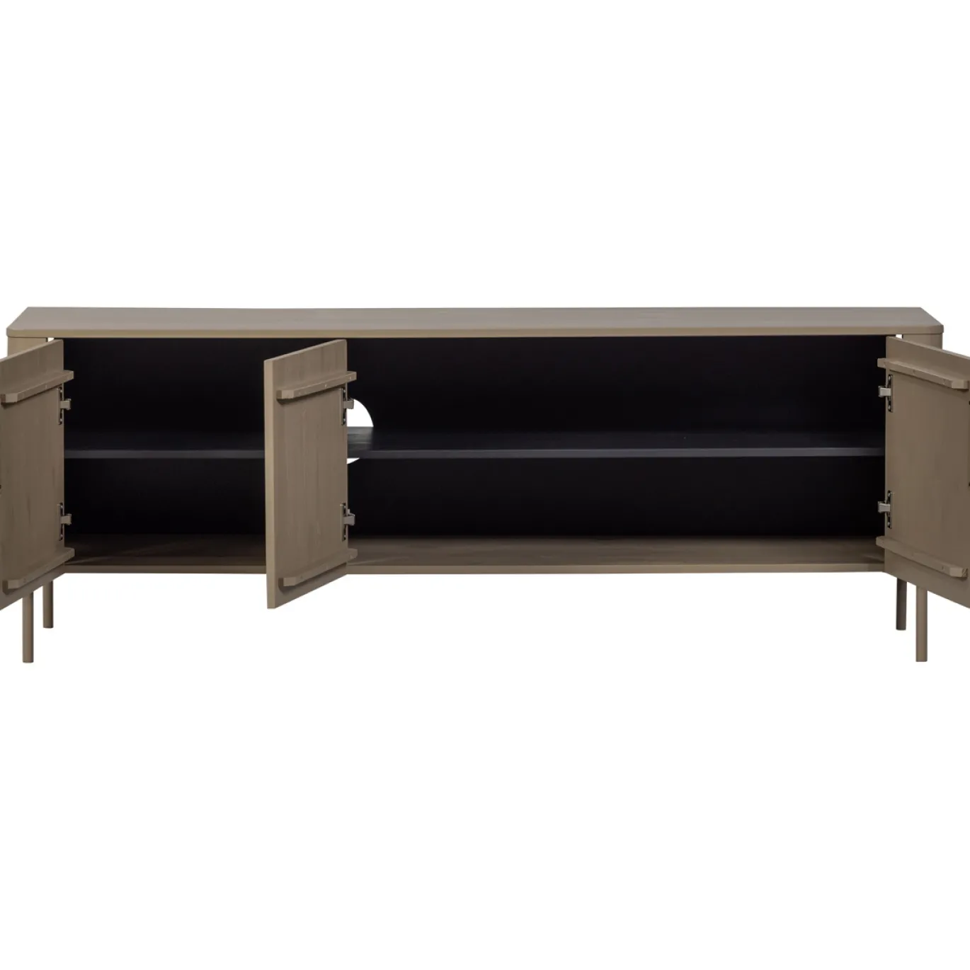 Woood Tv-meubel Gunnar 154cm Grenen Mud