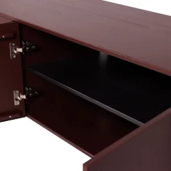 Woood Tv-meubel Gunnar Grenen Bordeauxrood 200cm