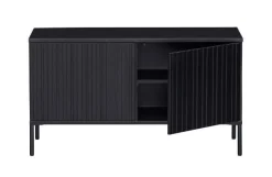 Woood Tv-meubel New Gravure Grenen Zwart 100cm