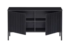 Woood Tv-meubel New Gravure Grenen Zwart 100cm