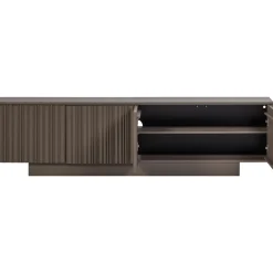 Woood Tv-meubel Nova Meubel 200cm Grenen Truffel Bruin