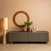 Woood Tv-meubel Root 200cm Grenen Truffel Bruin
