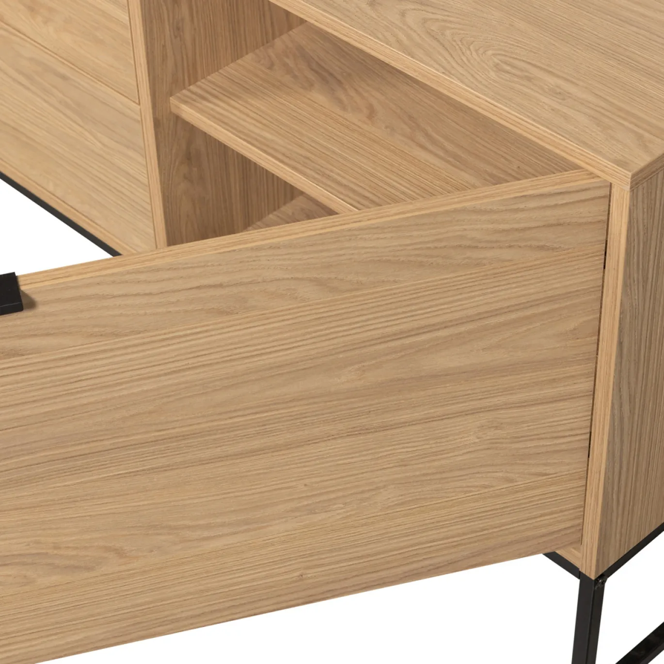 Woood Tv-meubel Silas Eiken Naturel 180cm