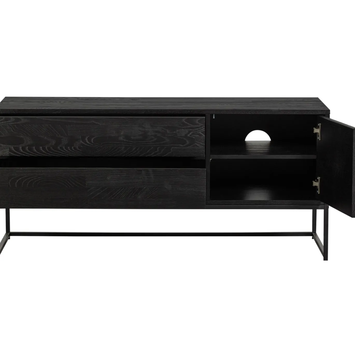 Woood Tv-meubel Silas Essen Zwart 120cm