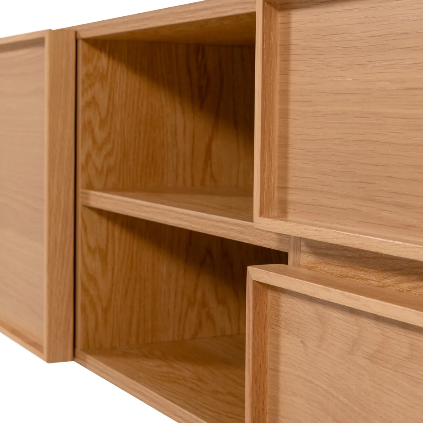 Woood Tv-meubel Tours 180cm Melamine/MDF Naturel