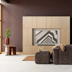 Woood TV Opbergkast Build Eiken Decor Naturel 160cm