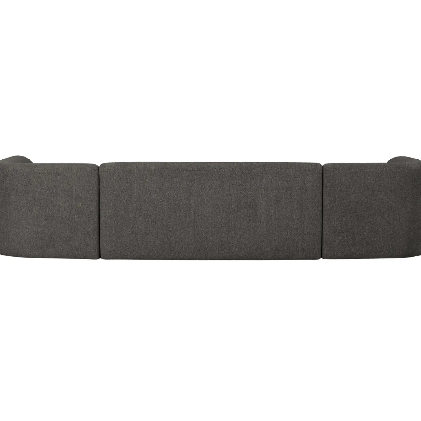 Woood U-Bank Sloping Grijs/Zwart