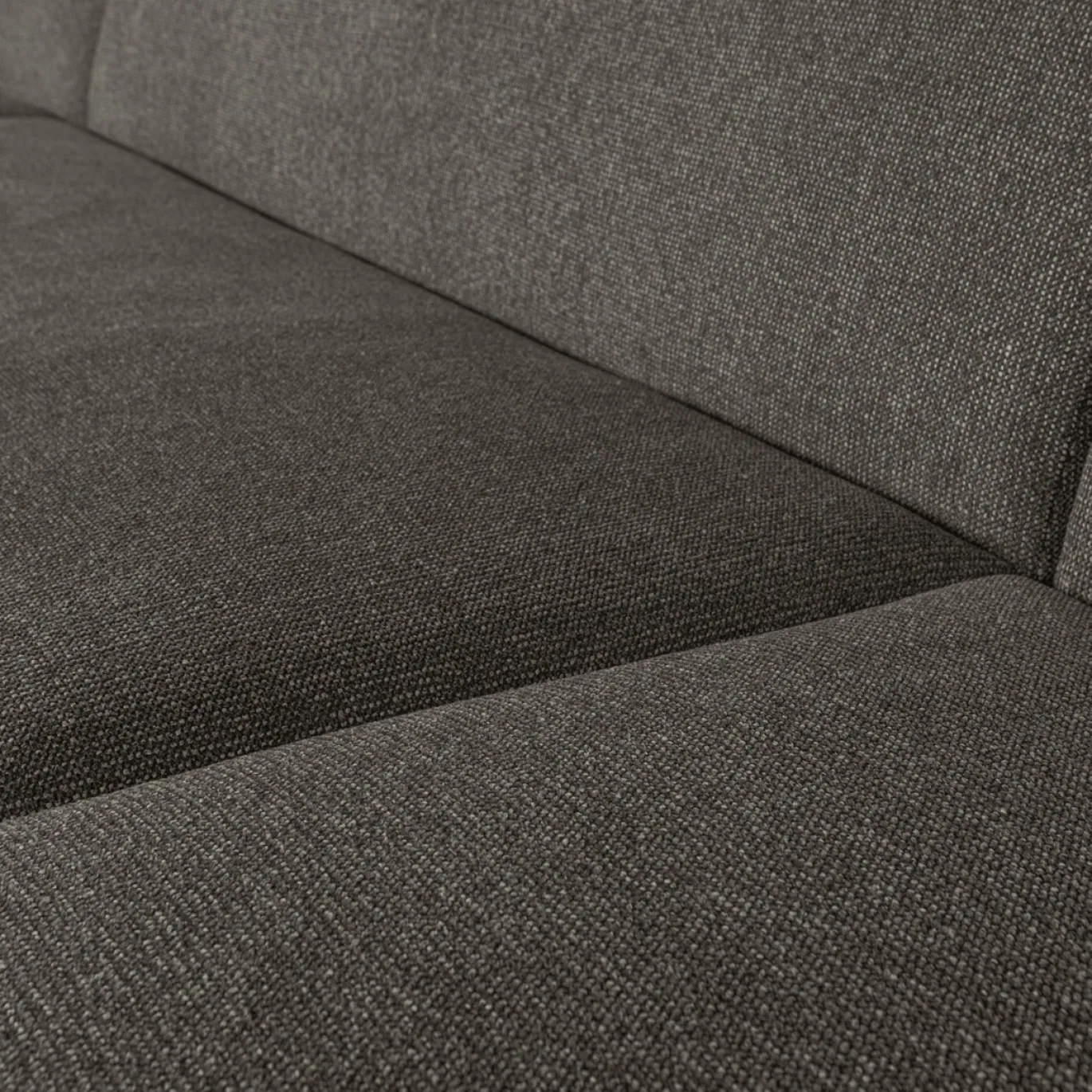 Woood U-Bank Sloping Grijs/Zwart