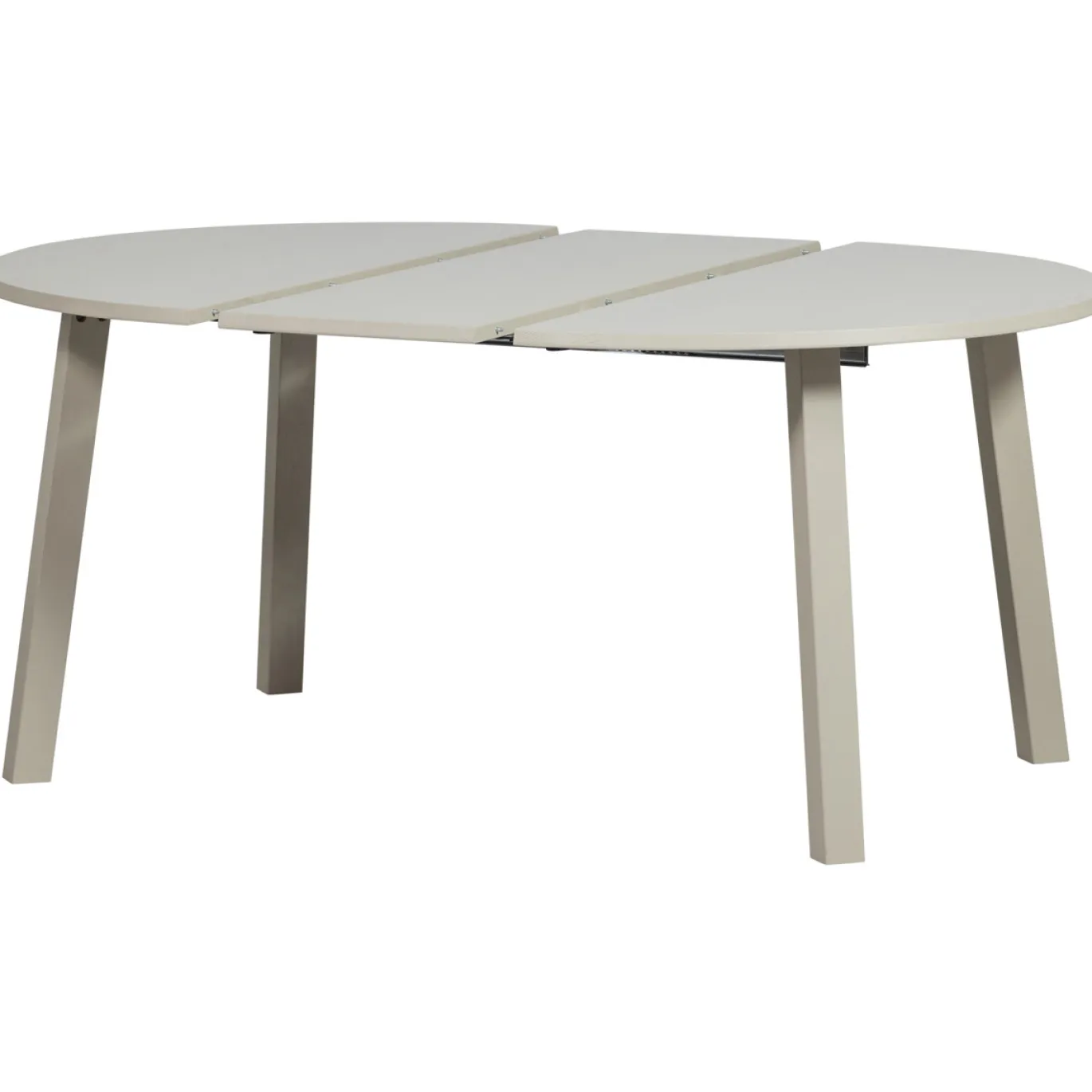 Woood Uitschuifbare Eettafel Janne Rond Eiken Dakargrau