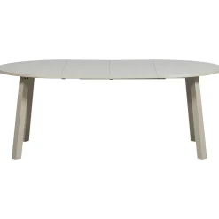 Woood Uitschuifbare Eettafel Janne Rond Eiken Dakargrau