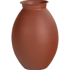 Woood Vaas Caro XXL Metaal Bruin