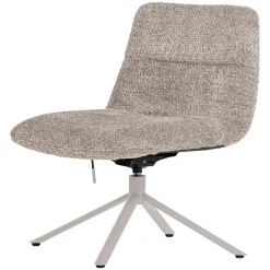 Woood Verstelbare Draaifauteuil Soren Wollig Grijs