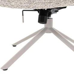 Woood Verstelbare Draaifauteuil Soren Wollig Grijs