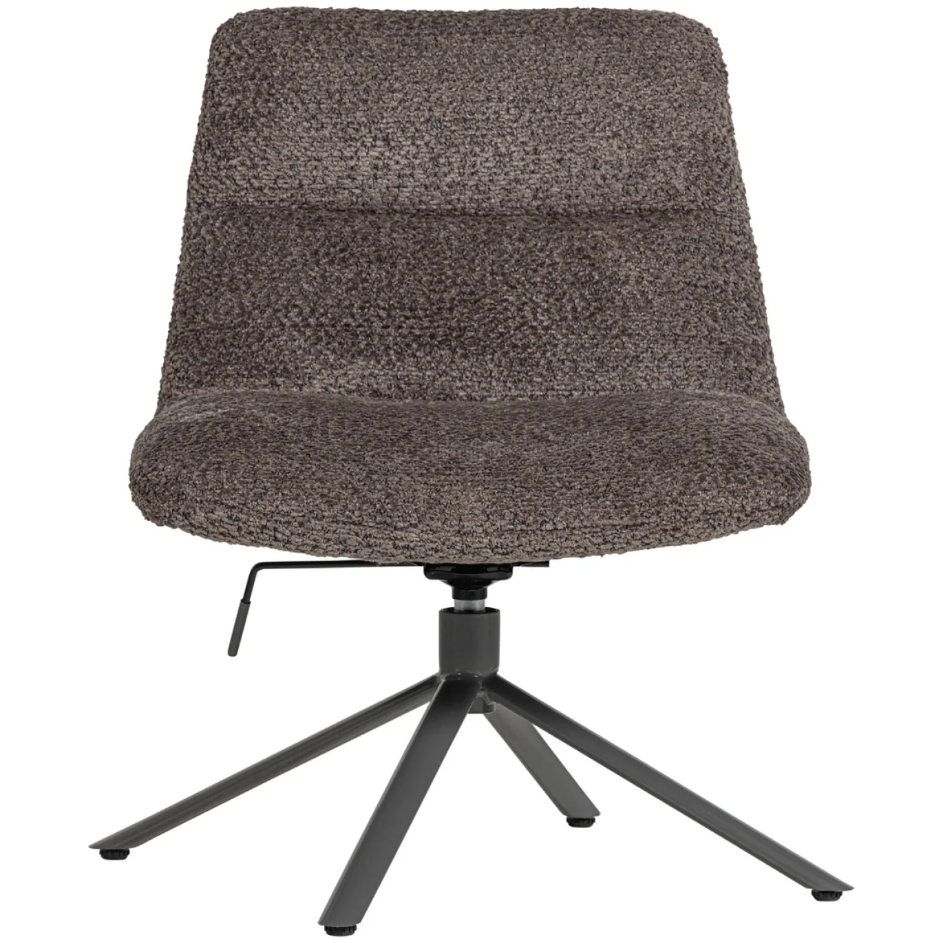 Woood Verstelbare Draaifauteuil Soren Wollig Bruin