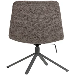 Woood Verstelbare Draaifauteuil Soren Wollig Bruin