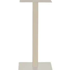 Woood Vierkante Bartafel Bistro Poot Metaal Dakargrau 105x50x50cm