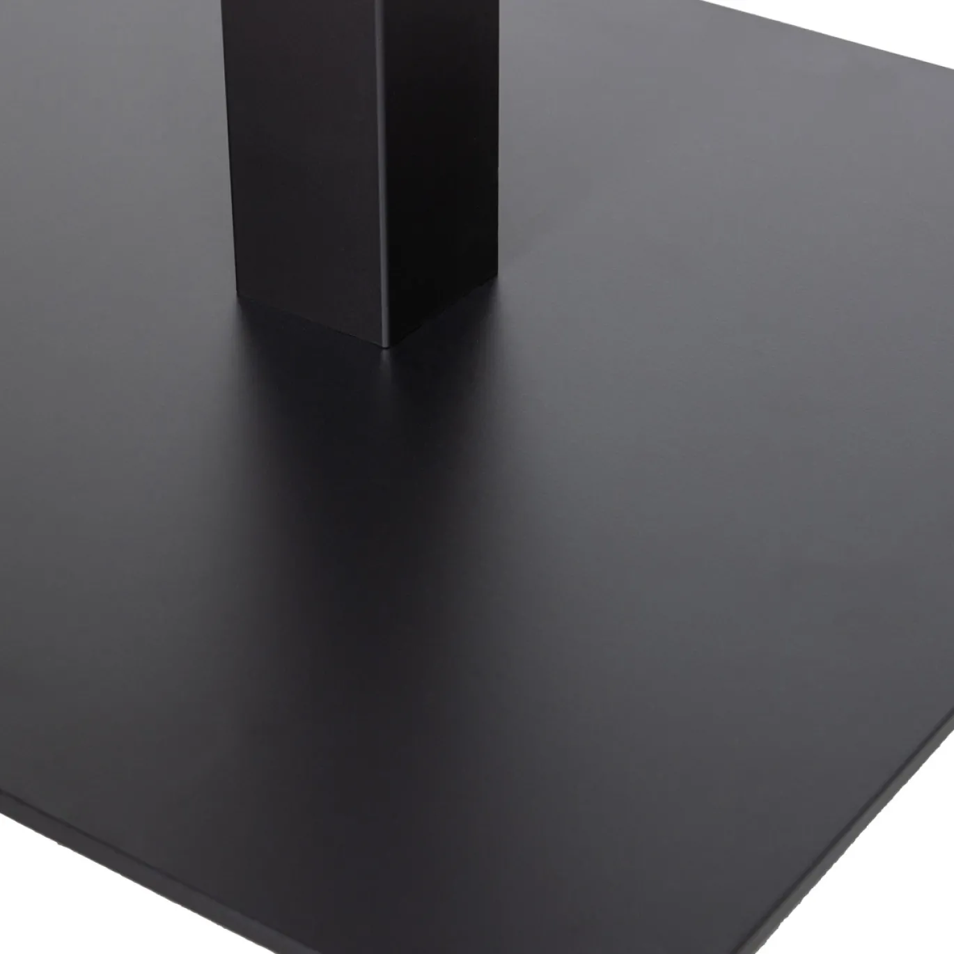 Woood Vierkante Buisvoet Bistro Metaal Matzwart 72x50x50cm
