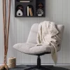 Woood Vinny Draaifauteuil Bouclé Zand