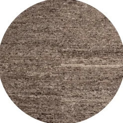 Woood Vloerkleed Efia Wol Bruin Ø200cm