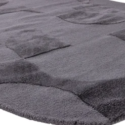 Woood Vloerkleed Livo Viscose/wol Grijs 170x240cm