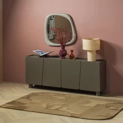 Woood Vloerkleed Livo Viscose/wol Bruin 170x240cm
