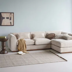Woood Vloerkleed Weavly Wol Bruin/Naturel 170x240cm