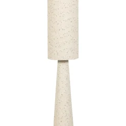 Woood Vloerlamp Loft Metaal/Bouclé Naturel Met Stippen 130xo30cm