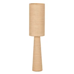 Woood Vloerlamp Syro Raffia Naturel 130xØ30cm