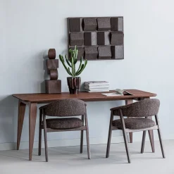 Woood Wanddecoratie Axis Betonlook Bruin
