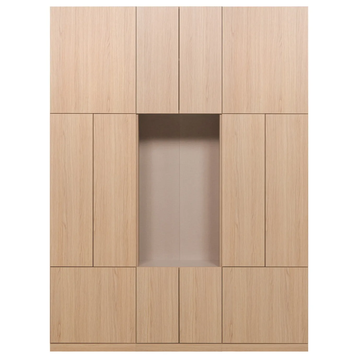 Woood Wandkast Combinatie Build Eiken Decor Naturel 162cm