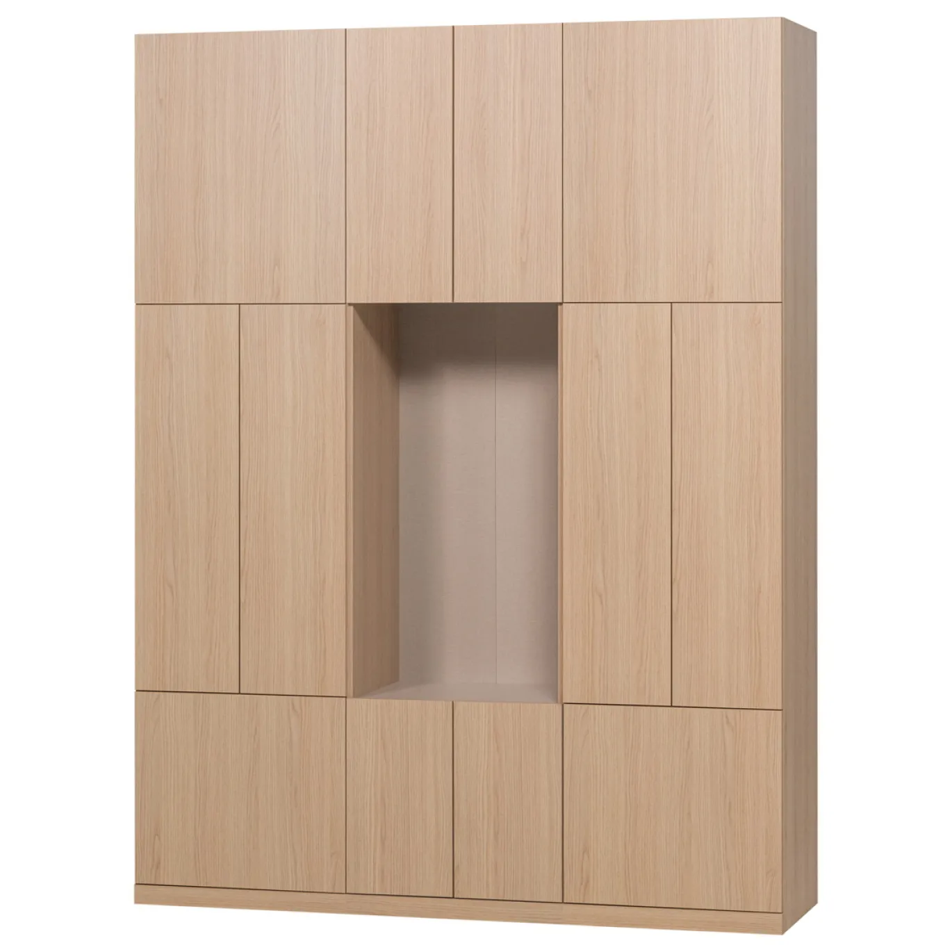 Woood Wandkast Combinatie Build Eiken Decor Naturel 162cm