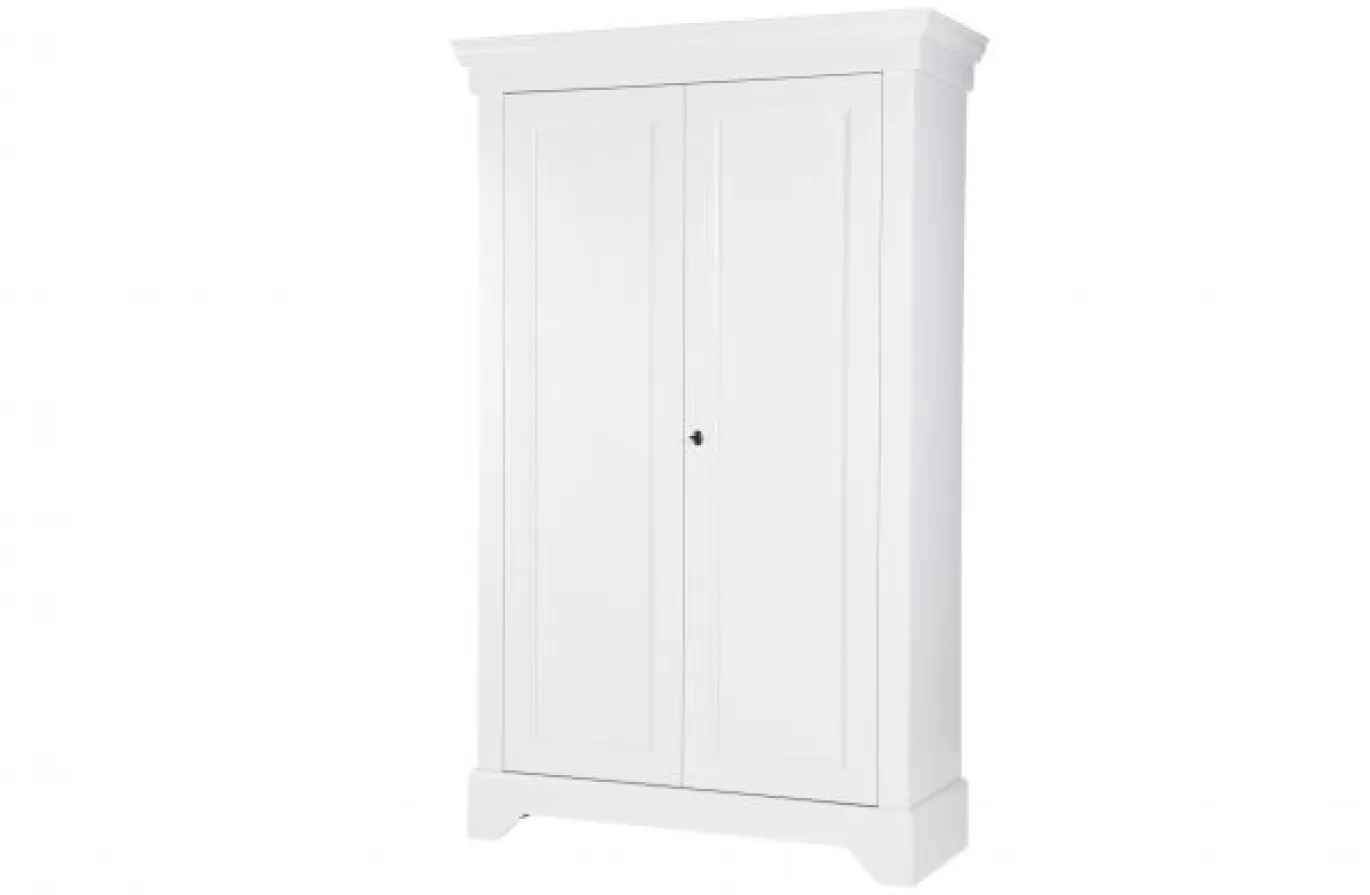 Woood Wandkast Isabel Brocante Grenen Wit