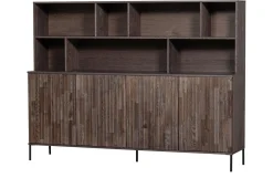 Woood Wandkast New Gravure Essenhout Vineer Espresso