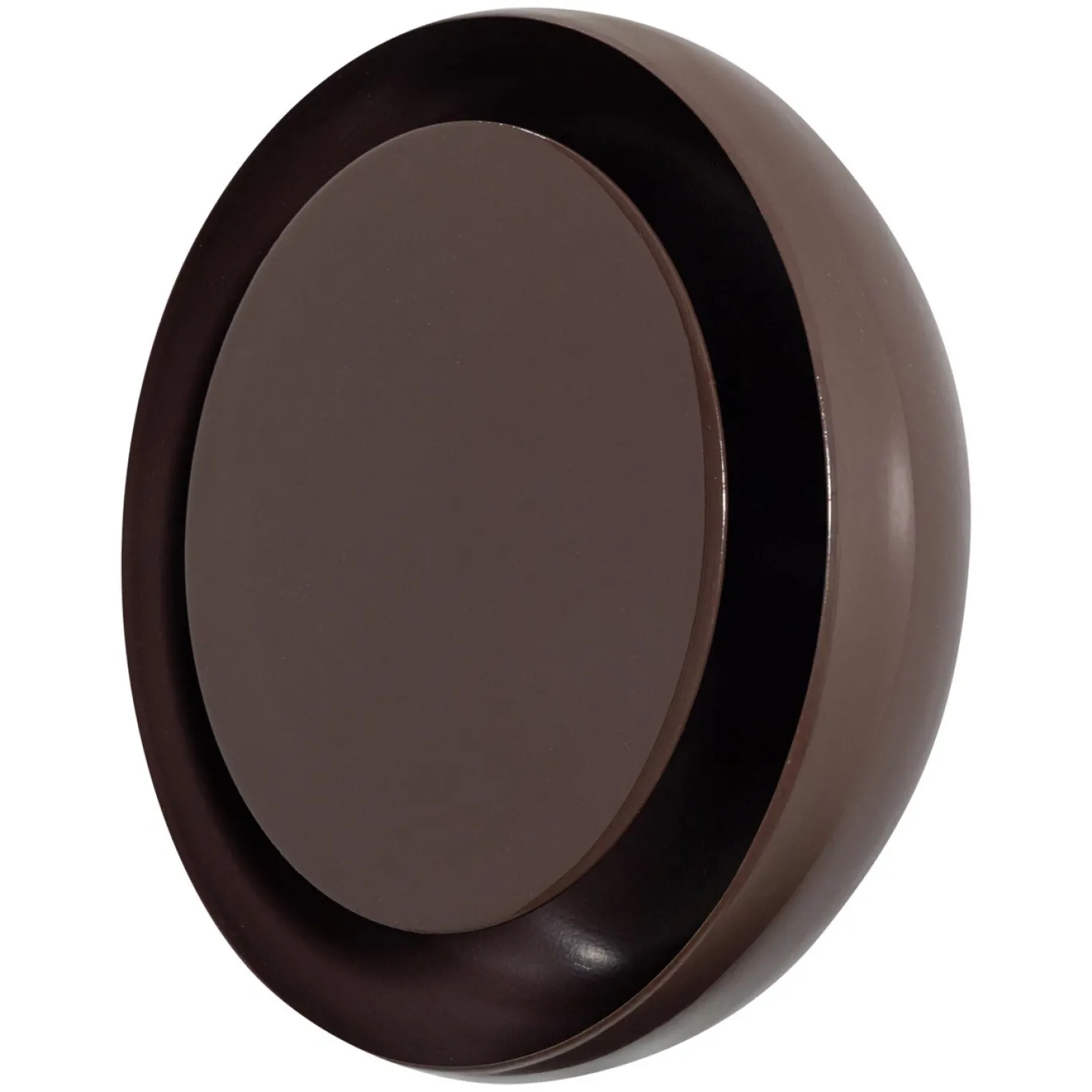Woood Wandlamp Gloomy Rond Metaal Bruin