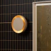 Woood Wandlamp Gloomy Rond Metaal Zand