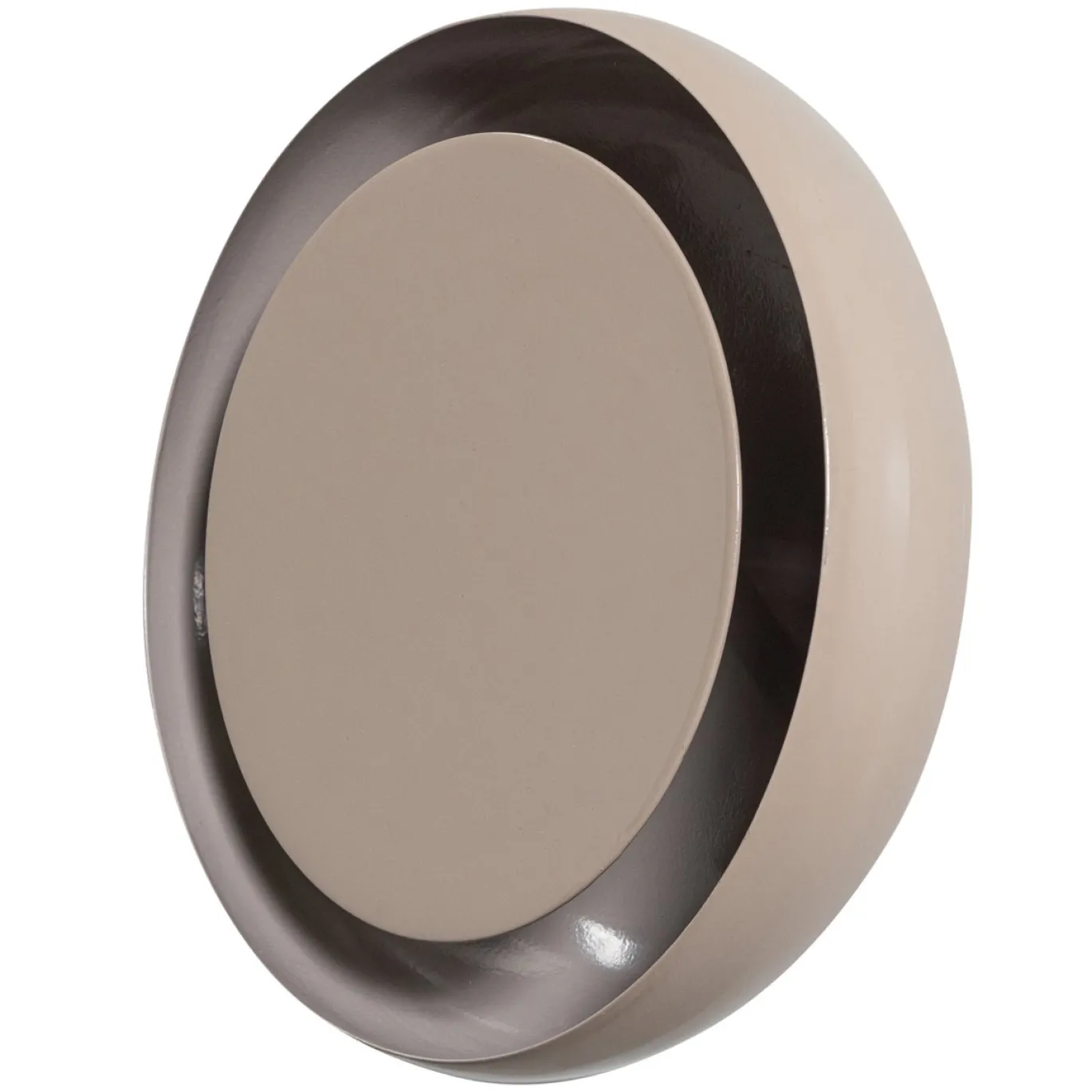 Woood Wandlamp Gloomy Rond Metaal Zand