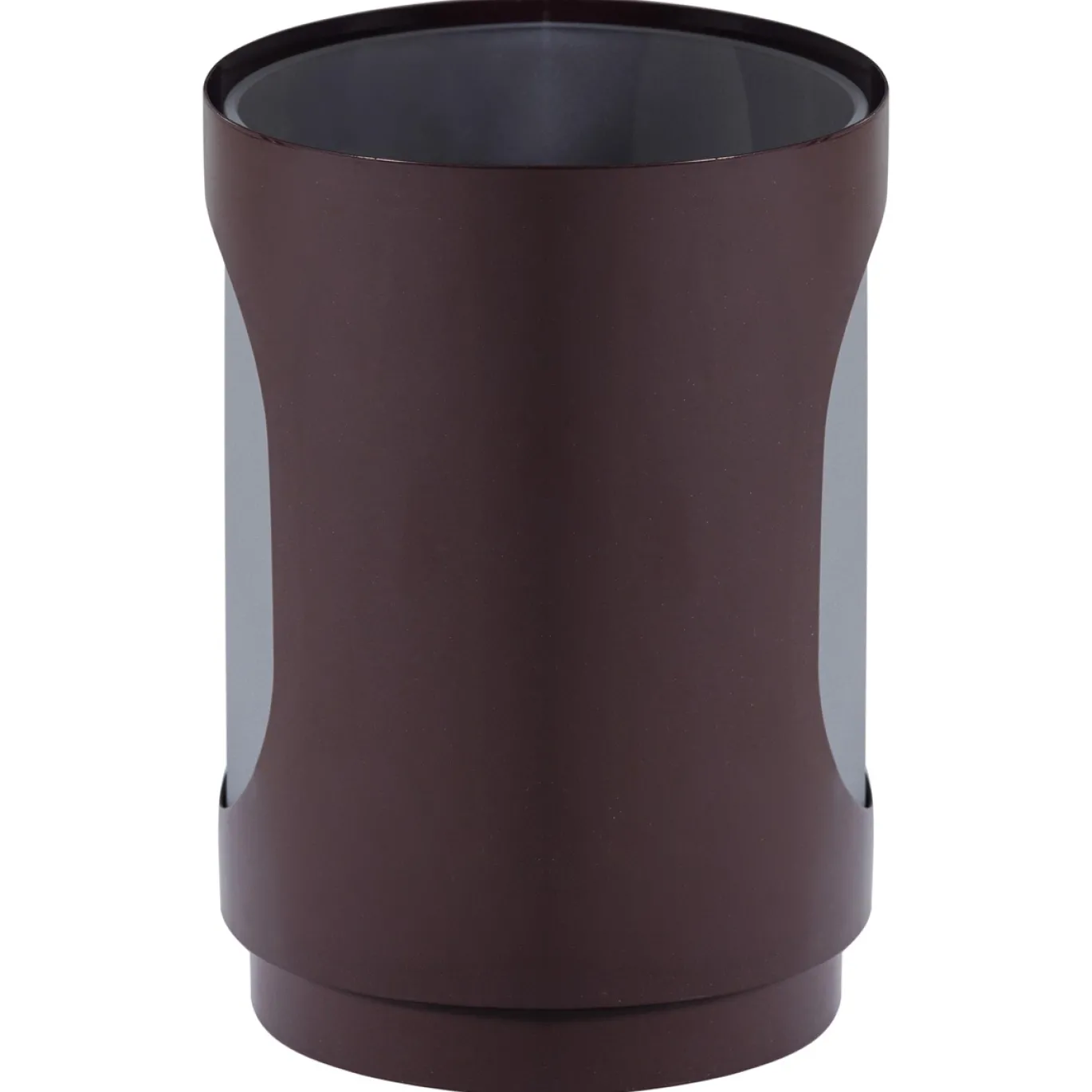 Woood Windlicht Tavo Metaal Glas Bruin Set Van 2