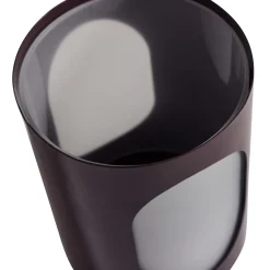 Woood Windlicht Tavo Metaal Glas Bruin Set Van 2
