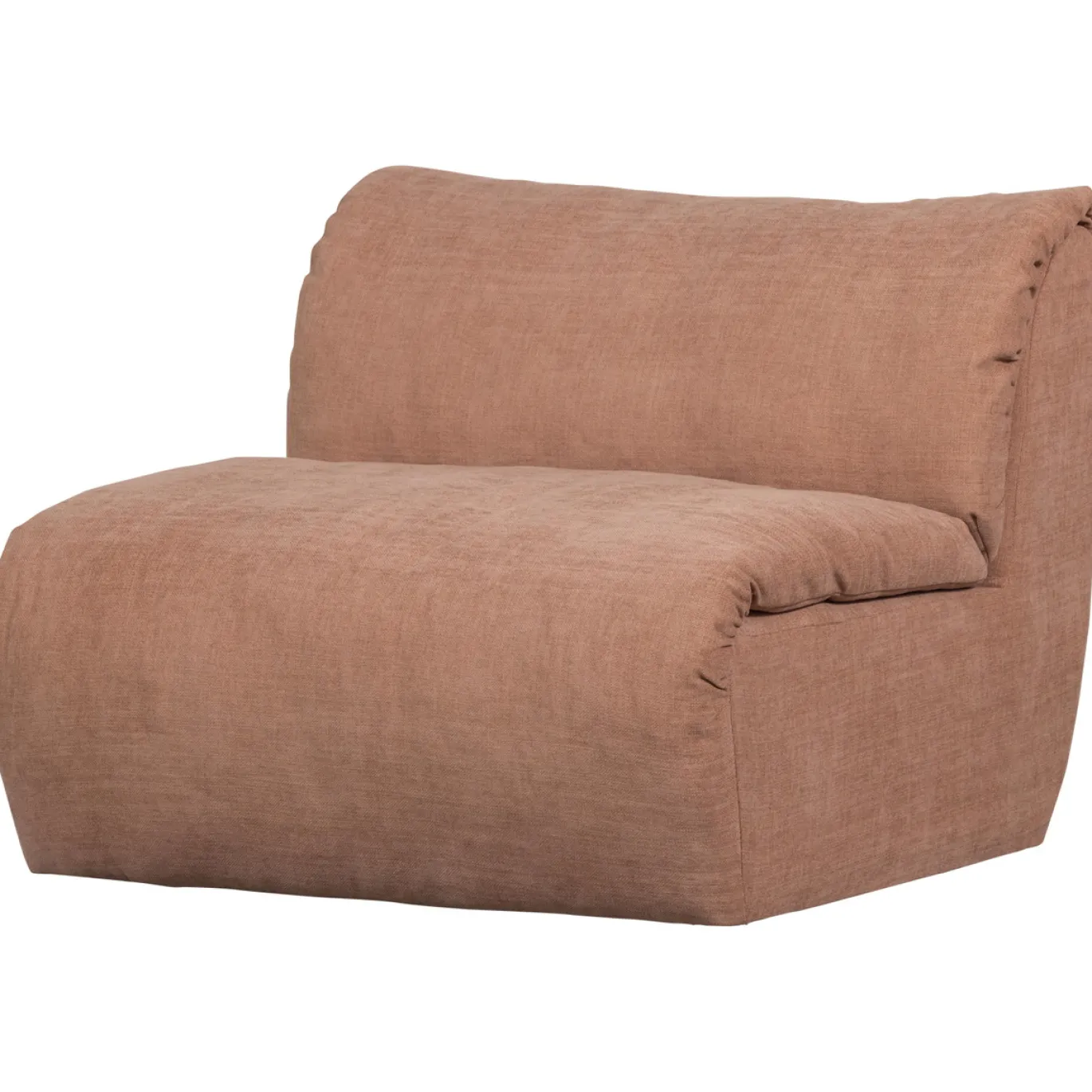 Woood 1-zits Baggy Geweven Chenille Oudroze