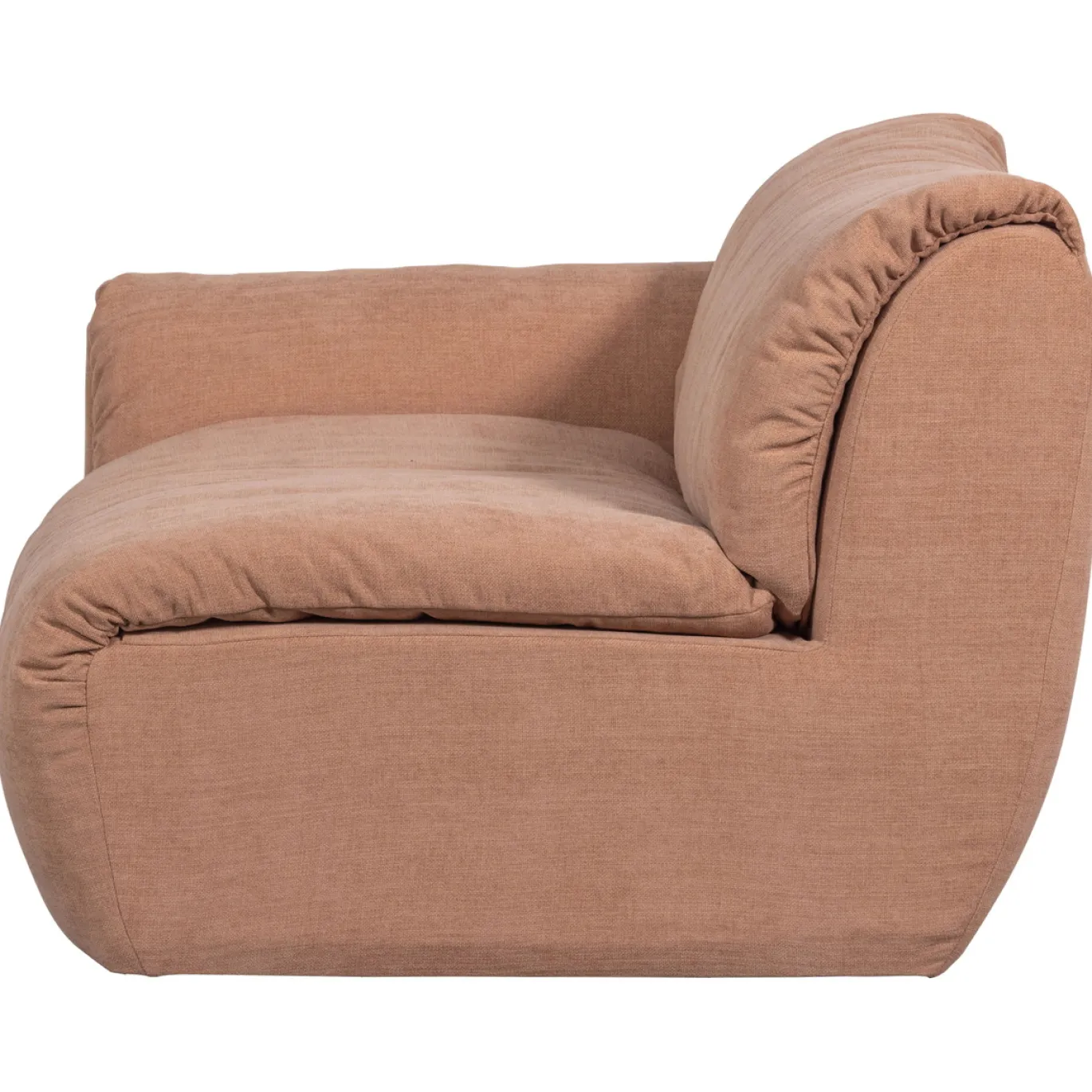 Woood 1-zits Baggy Met Arm Links Geweven Chenille Oudroze