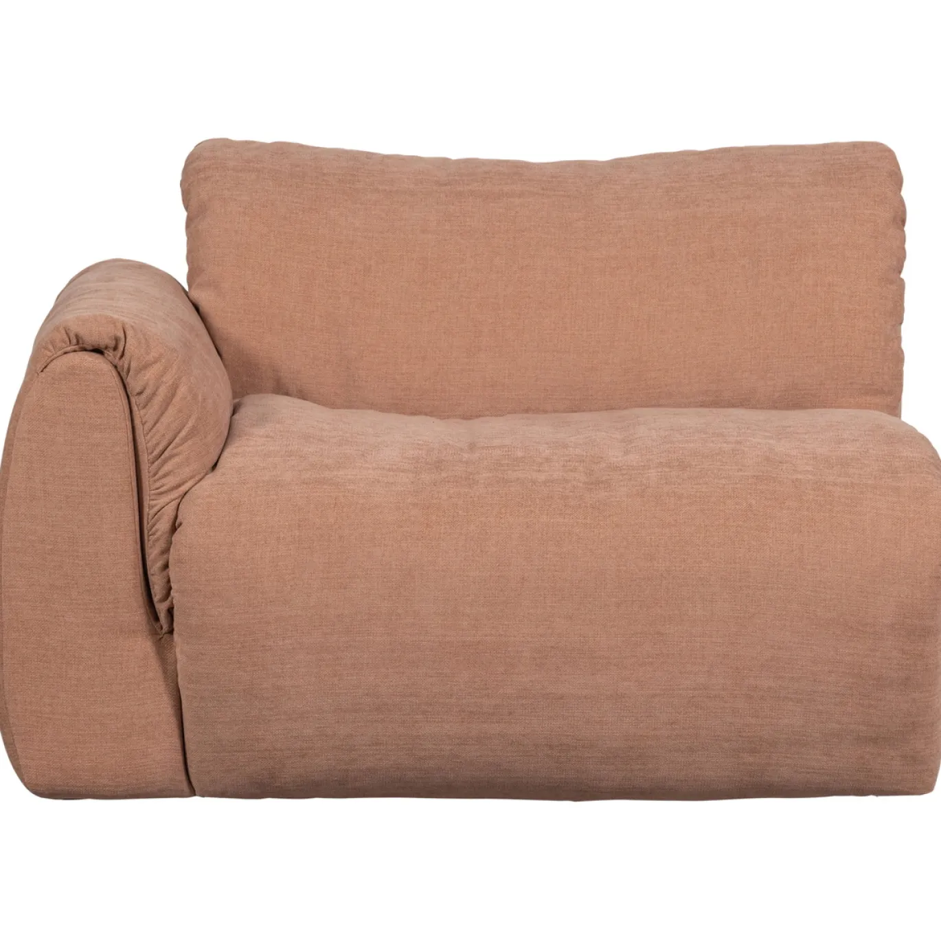 Woood 1-zits Baggy Met Arm Links Geweven Chenille Oudroze