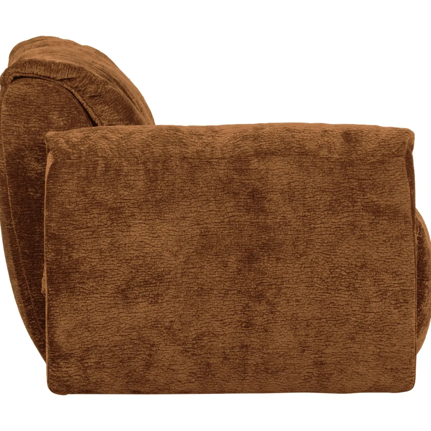 Woood 1-zits Baggy Met Arm Links 3d Chenille Middenbruin