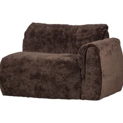 Woood 1-zits Baggy Met Arm Rechts 3d Chenille Donkerbruin