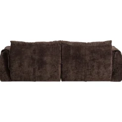 Woood 2-zits Bank Baggy 3d Chenille Donkerbruin