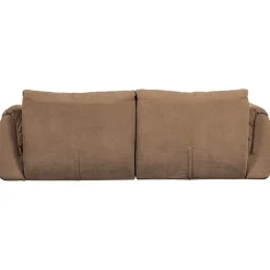 Woood 2-zits Bank Baggy Geweven Chenille Bruin