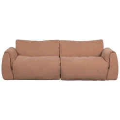 Woood 2-zits Bank Baggy Geweven Chenille Oud Roze